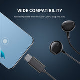 Joyroom Hovedtelefoner JR-EC03 USB-C Sølv