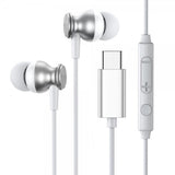 Joyroom Hovedtelefoner JR-EC04 USB-C Sølv