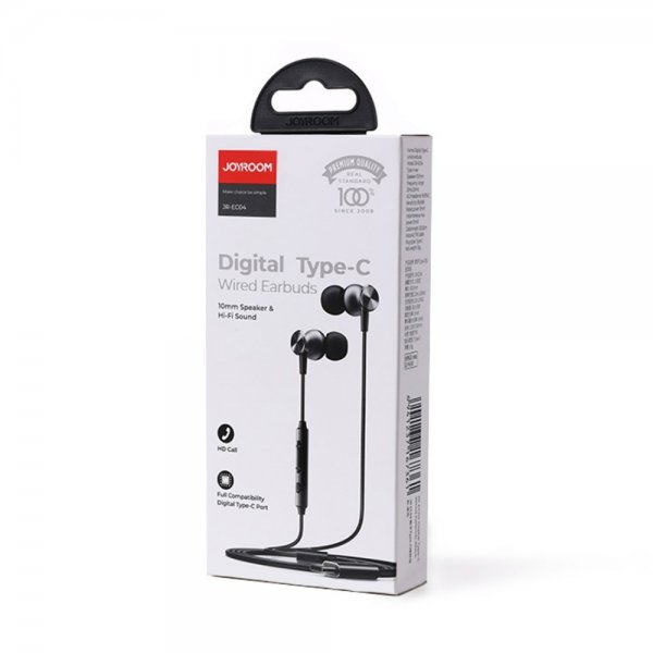 Joyroom Høretelefoner JR-EC04 USB-C Sort