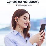 Joyroom Hovedtelefoner JR-EW04 Wired Earphones 3.5mm Sort
