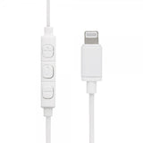 Streetz Høretelefoner L200 Lightning Earbuds Hvid