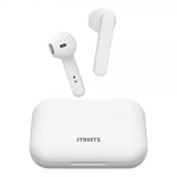 Streetz Høretelefoner T110 Wireless Earbuds Semi-In-Ear Hvid
