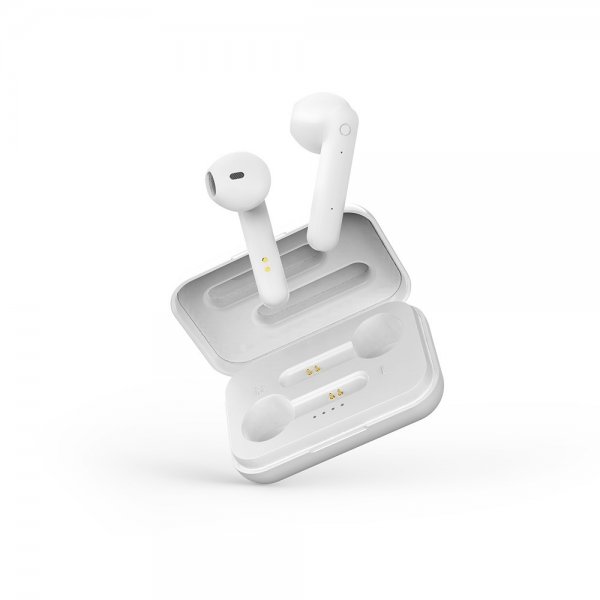 Streetz Høretelefoner T110 Wireless Earbuds Semi-In-Ear Hvid