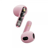 Streetz Hovedtelefoner T150 Transparent True Wireless Earbuds Rosa