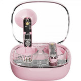 Streetz Hovedtelefoner T150 Transparent True Wireless Earbuds Rosa