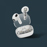 Streetz Høretelefoner T150 Transparent True Wireless Earbuds Hvid