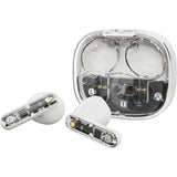 Streetz Høretelefoner T150 Transparent True Wireless Earbuds Hvid