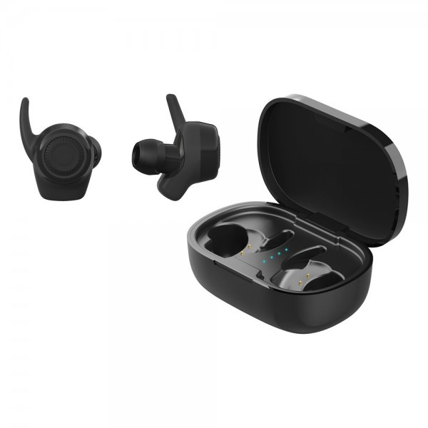 Streetz Hovedtelefoner T220 Wireless Earbuds Stay-In-Ear Sort