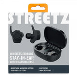 Streetz Hovedtelefoner T220 Wireless Earbuds Stay-In-Ear Sort