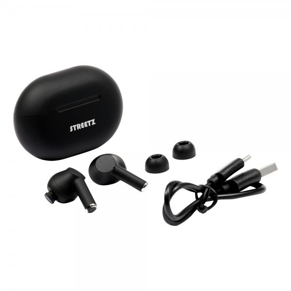 Streetz Hovedtelefoner T230 Trådløse In-Ear Høretelefoner Sort