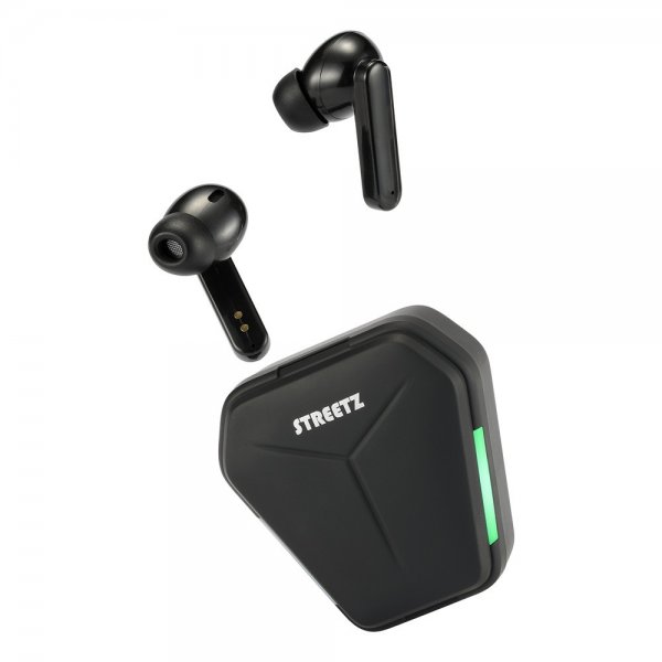 Streetz Høretelefoner T300 Trådløse Gaming Earbuds Sort
