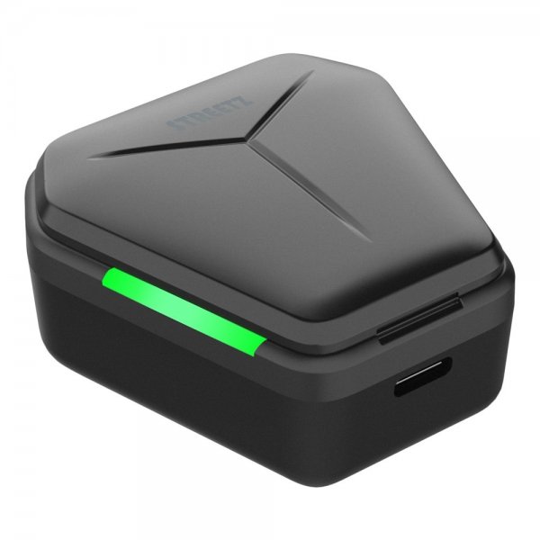 Streetz Høretelefoner T300 Trådløse Gaming Earbuds Sort