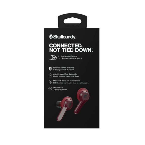 Skullcandy Høretelefoner True Wireless Indy Deep Red