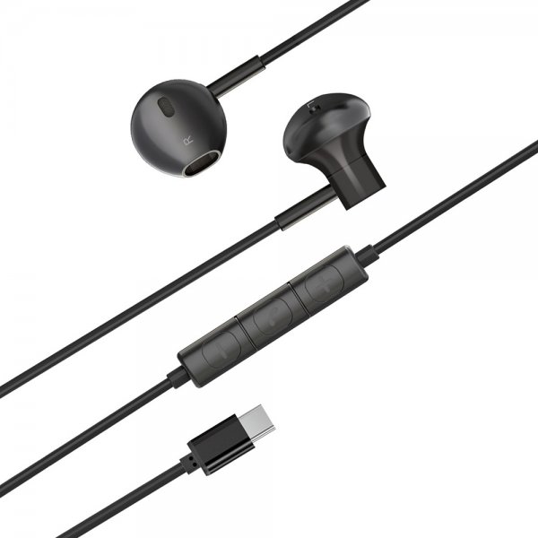 Xqisit Høretelefoner USB-C Earphones Sort