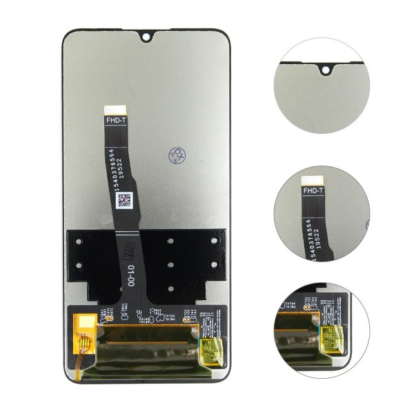 Huawei P30 Lite Skærm/Display OEM - Sort