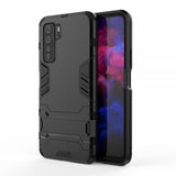 Huawei P40 Lite 5G Cover Armor Stativfunktion Sort