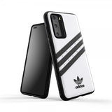 Adidas Huawei P40 Cover ELLER 3-Stripes Snap Case Hvid Sort