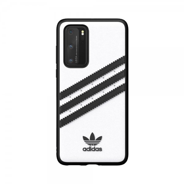 Adidas Huawei P40 Cover ELLER 3-Stripes Snap Case Hvid Sort