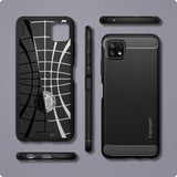 Spigen Samsung Galaxy A22 5G Cover Rugged Armor Mat Sort