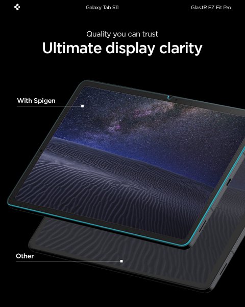 Spigen Samsung Galaxy Tab S11 Skærmbeskytter GLAS.tR EZ Fit Pro