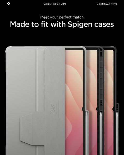 Spigen Samsung Galaxy Tab S11 Ultra Skærmbeskyttelse GLAS.tR EZ Fit Pro