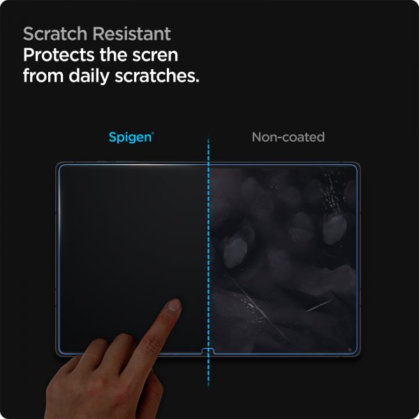 Spigen Samsung Galaxy Tab S8 Ultra Skærmbeskyttelse GLAS.tR EZ Fit