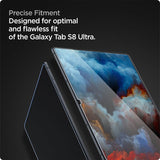 Spigen Samsung Galaxy Tab S8 Ultra Skærmbeskyttelse GLAS.tR EZ Fit