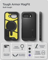 Spigen Google Pixel 10a Cover Tough Armor MagFit Sort