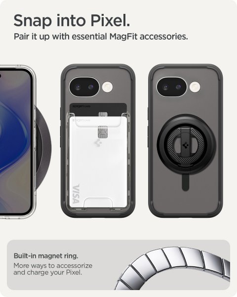 Spigen Google Pixel 10a Cover Ultra Hybrid MagFit Frost Black