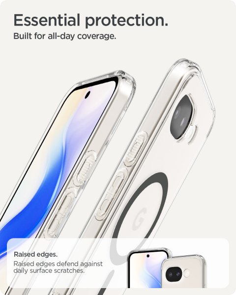 Spigen Google Pixel 10a Cover Ultra Hybrid MagFit Clear Graphite