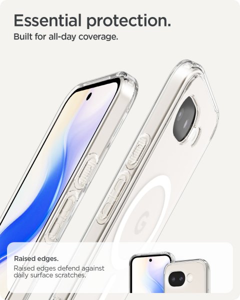 Spigen Google Pixel 10a Cover Ultra Hybrid MagFit Clear White