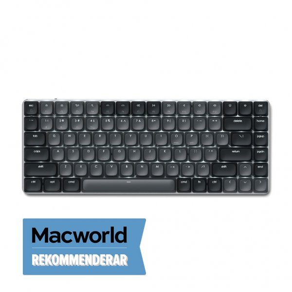 Satechi SM1 Slim Mekanisk Bluetooth Tastatur Mørkegrå