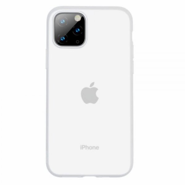 Baseus iPhone 11 Pro Max cover Jelly Liquid Silica Gel Hvid