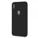 Ferrari iPhone Xs Max Skal Silikon Ferrari Logo Sort