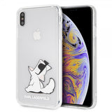 Karl Lagerfeld iPhone Xs Max Cover Fun Choupette Transparent