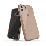 Adidas iPhone 11 Cover ELLER Beskyttende Klar Etui FW19 Rosaguld