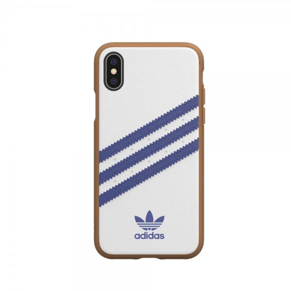 Adidas iPhone X/Xs Cover OR Moulded Case PU SS19 Hvid Blå