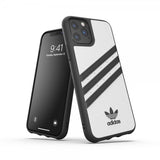 Adidas iPhone 11 Pro Cover ELLER 3 Stripes Snap Case PU FW19 Hvid Sort