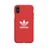 Adidas iPhone X/Xs Cover OR Moulded Case Canvas FW19 Scarlet