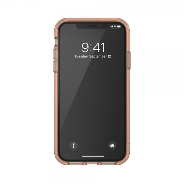 Adidas iPhone 11 Cover ELLER Beskyttende Klar Etui FW19 Rosaguld