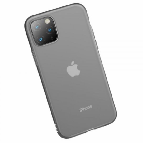Baseus iPhone 11 Pro Skal Jelly Liquid Silikone Gel Sort