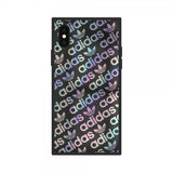 Adidas iPhone X/Xs Cover OR Square Case FW19 Black Holographic