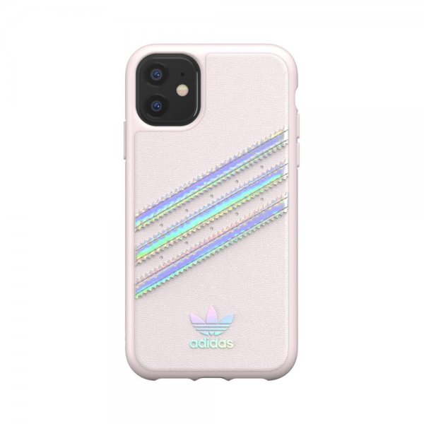 Adidas iPhone 11 Cover OR Moulded Case FW19 Orchid Tint Holographic