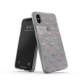 Adidas iPhone X/Xs Cover OR Snap Case Entry SS19 Klar Roseguld