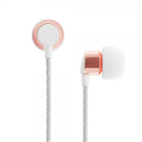 Sudio Tio trådløse in-ear-hovedtelefoner med vævet kabel, hvid