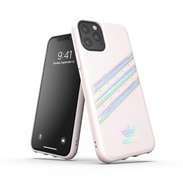 Adidas iPhone 11 Pro Cover OR Moulded Case FW19 Orchid Tint Holographic