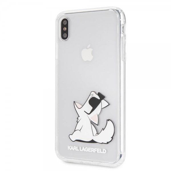 Karl Lagerfeld iPhone Xs Max Cover Fun Choupette Transparent