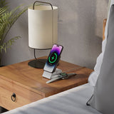 ALOGIC Matrix 3-i-1 Magnetisk Opladningsdock med Apple Watch Oplader Hvid
