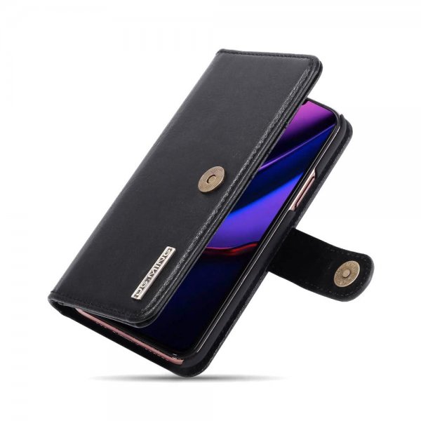 Dg.Ming iPhone 11 Pro Max Pung Etui Aftageligt Cover Kortlomme Sort