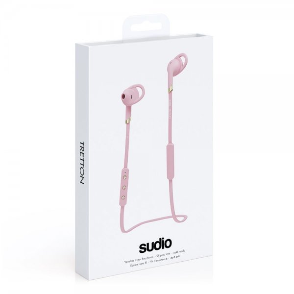 Sudio Tretton Trådløse Høretelefoner Sport Wing Tip In-Ear Rosa